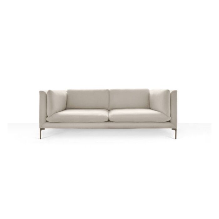Douglas Three Seater Sofa Luxury Weave Stain Guard Porridge