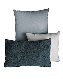 Cool Blue & Grey Themed 3 Cushion Pack