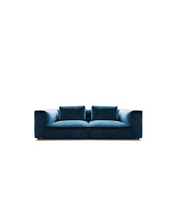 Eli 2 Seater Sectional Sofa Luxury Velvet Teal SG 20% off £2398