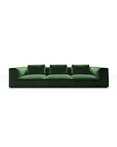 Eli Modular - Large 3 Seater Sofa - Luxury Stain Guard Weave Jasper 20% off £3664