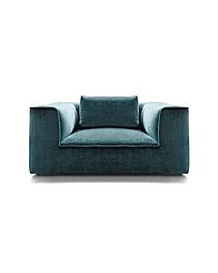 Eli Loveseat - Luxury Stain Guard Velvet - Teal