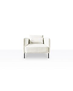 Jasper Armchair - Luxury Cotton Stain Guard Bone - Ex Display 