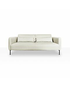 Jasper Three Seater Sofa - Luxury Cotton Stain Guard Bone - Ex Display - 40% off £1739
