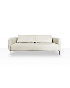 Jasper Three Seater Sofa - Luxury Cotton Stain Guard Bone - Ex Display 